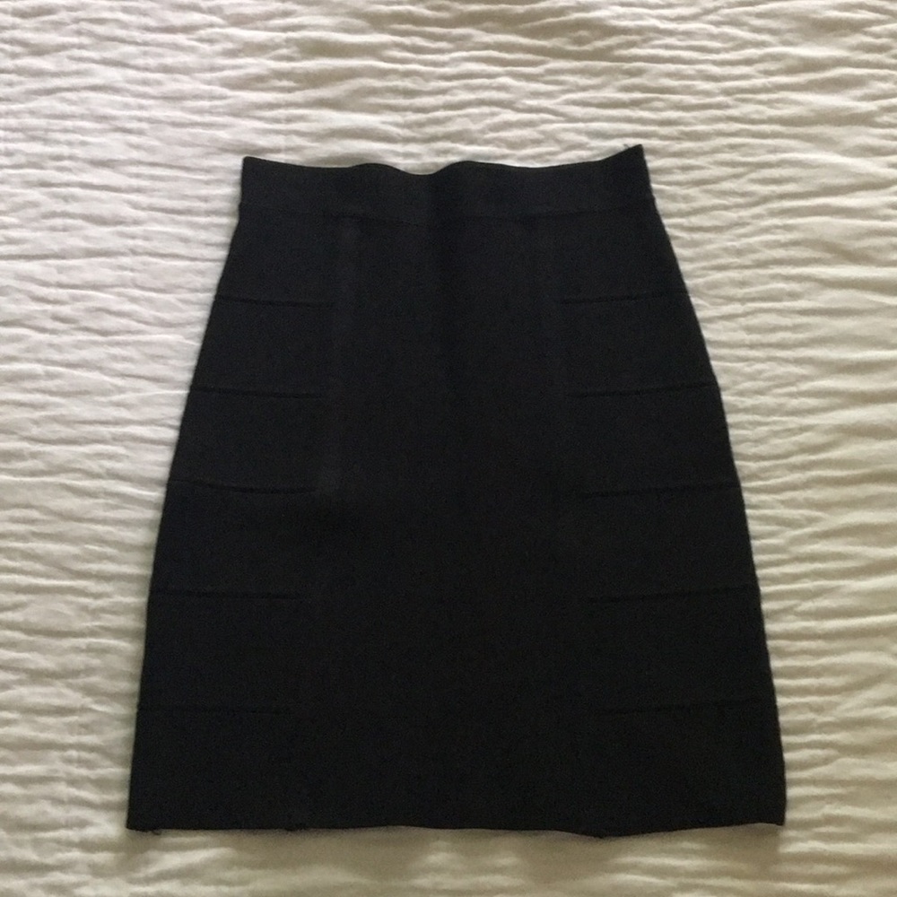 BCBG XS Black Mini Skirt